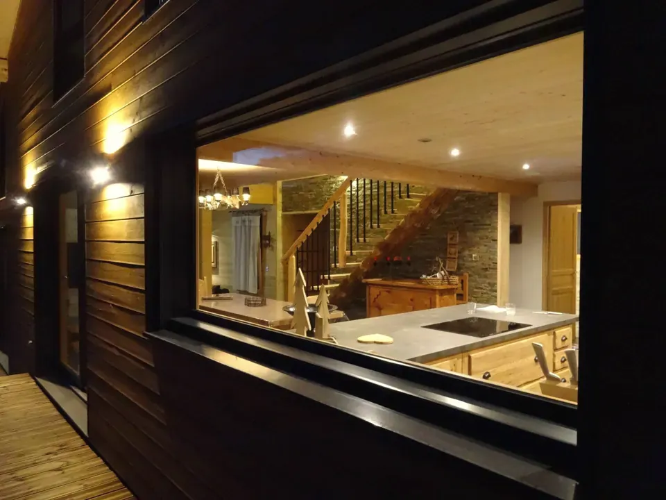 Le chalet la nuit