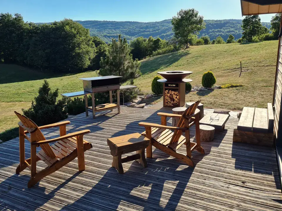 La terraza en verano