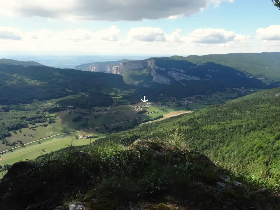 La vue depuis le chalet
